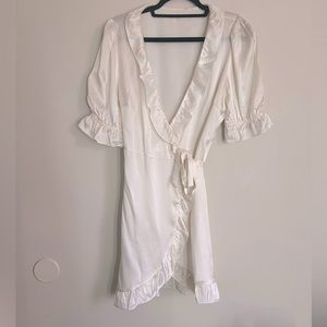 100% Silk Wrap Dress